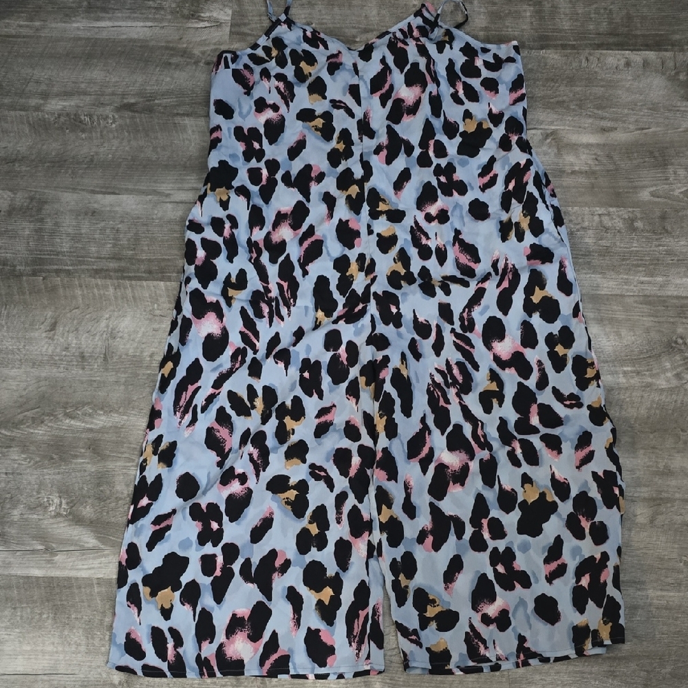 SHEIN Leopard Print Jumpsuit - Black, Pink, Brown